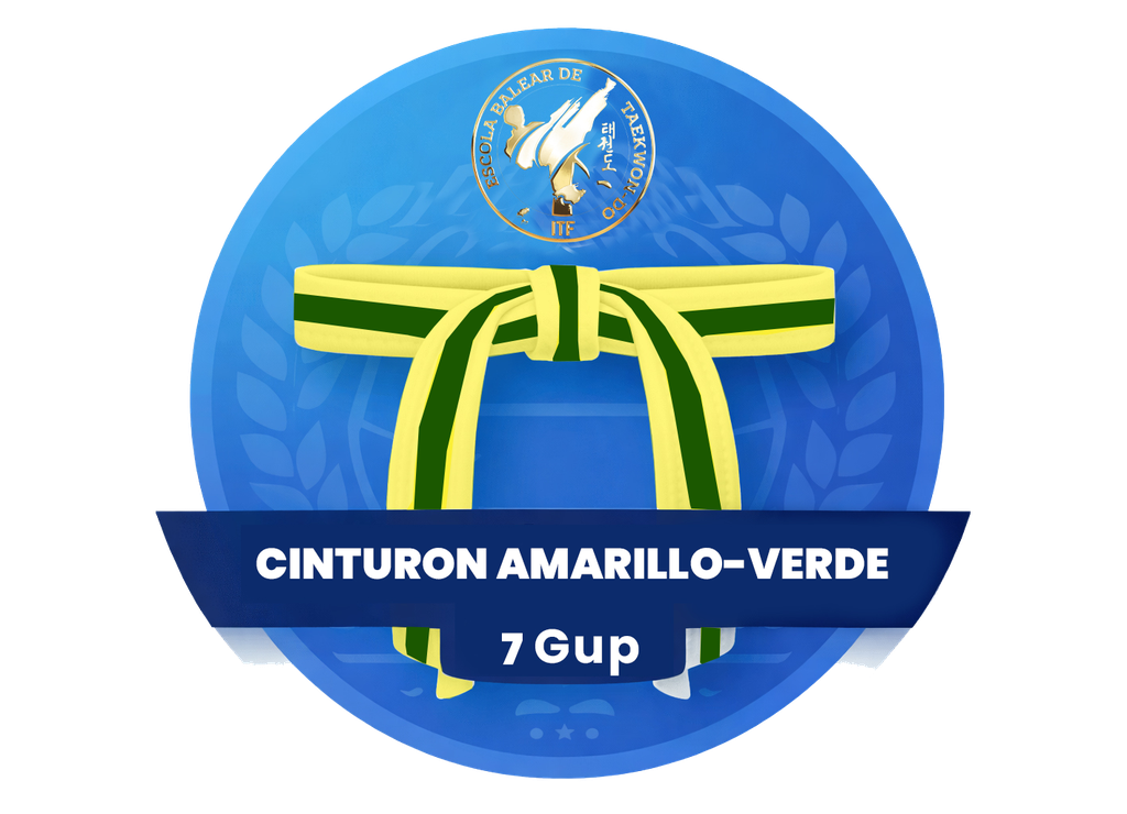 Teoría 7 Gup Escola Balear - Cinturón Amarillo punta Verde